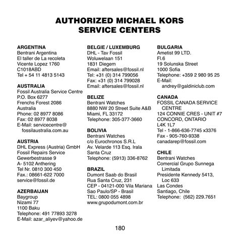 michael kors service center